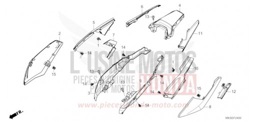 COPERTURA LATERALE (1) CRF1100AM di 2021